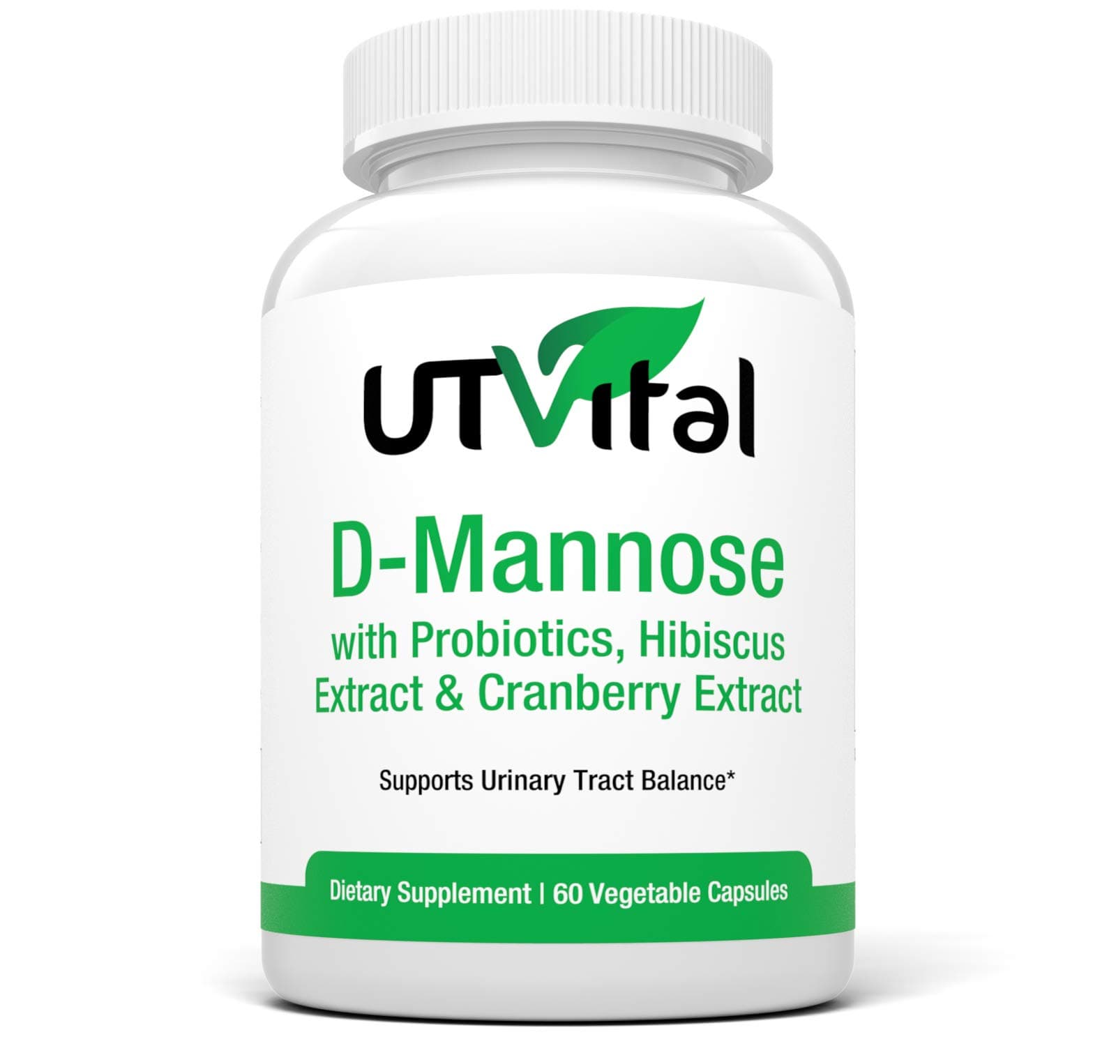 Best UTI Treatment and Prevention 36x Stronger Cranberry Pills with D Mannose, Probiotics and more. 60 caps 1mth supply