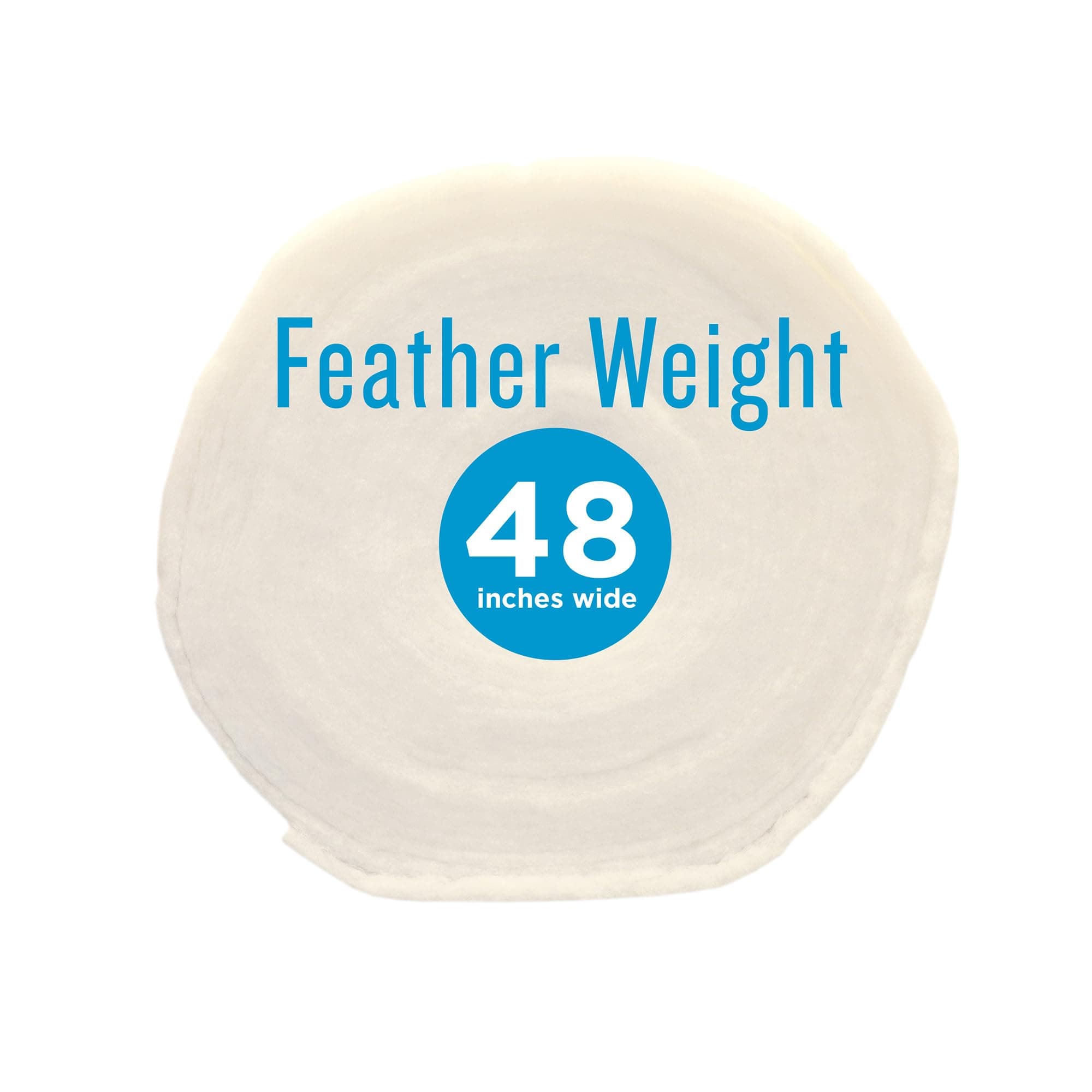 Fairfield RS348B Batting, 48" by 60 yd, White