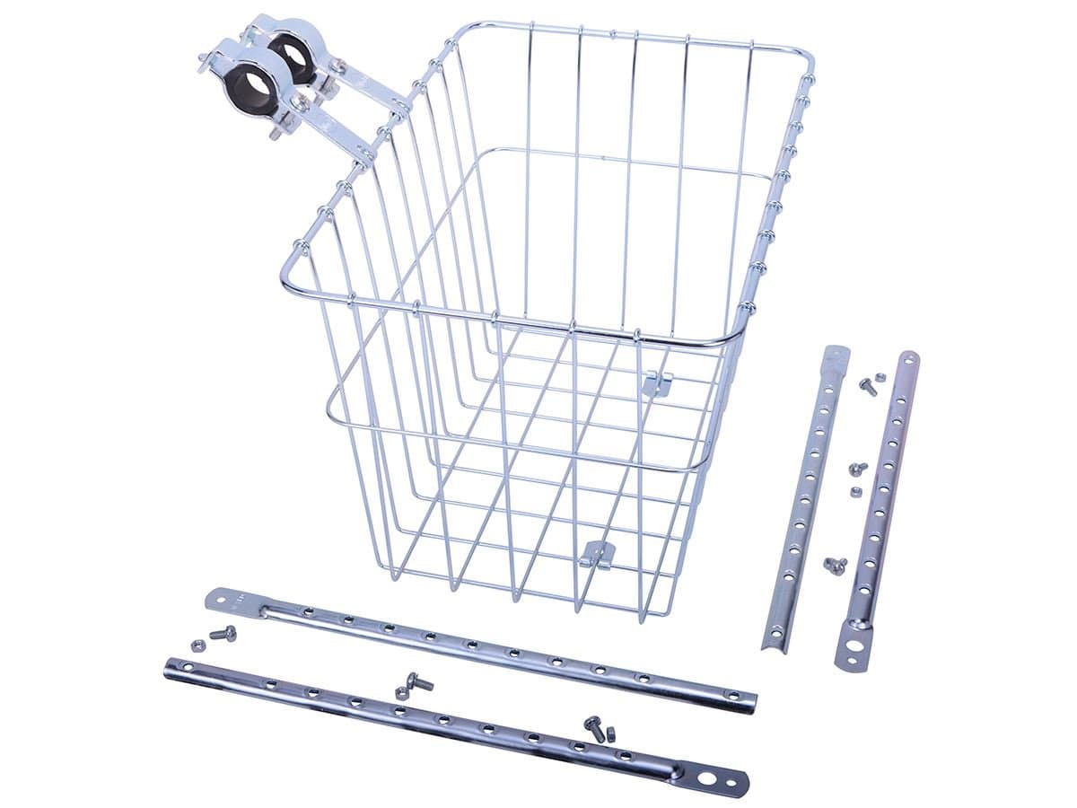 Wald Unisex Adult 1352 Medium Plus Basket Front Basket - Silver, NA