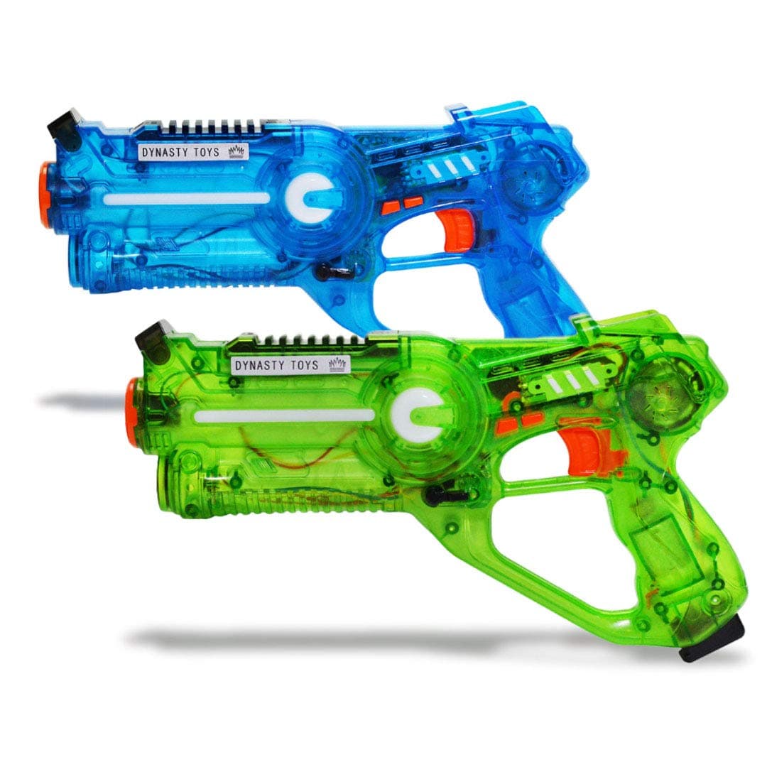 DYNASTY Yard Games for Summer - Infrared Laser Tag Single Blaster is A Great Gift for Kids. Vest-Less Lazer Tag Outdoor Toys for Lawn Games - Play at Home or On-The-Go.