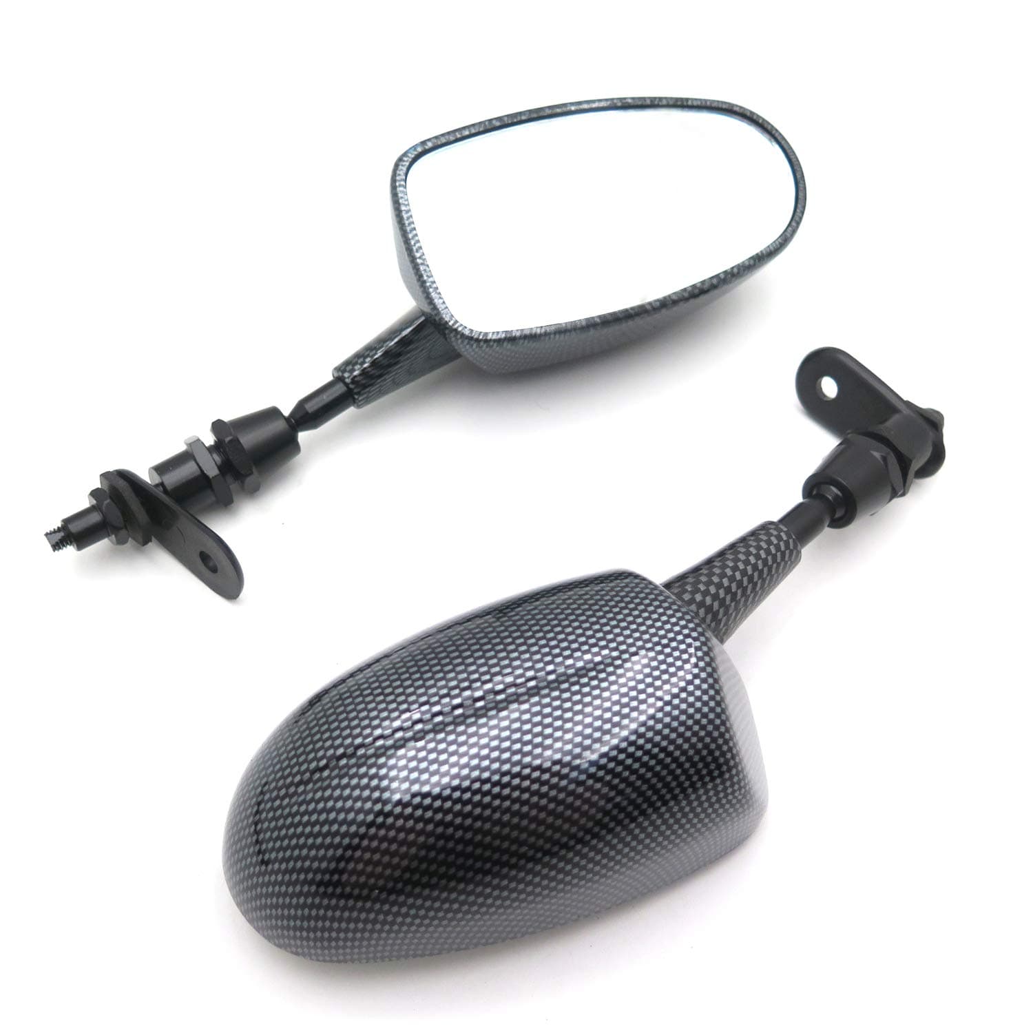 HTTMT MT252-012- Mini Mirror Compatible with CBR600RR F1/F2/F3 F4/F4i 900RR 929RR 954RR 1000RR RC51 Carbon