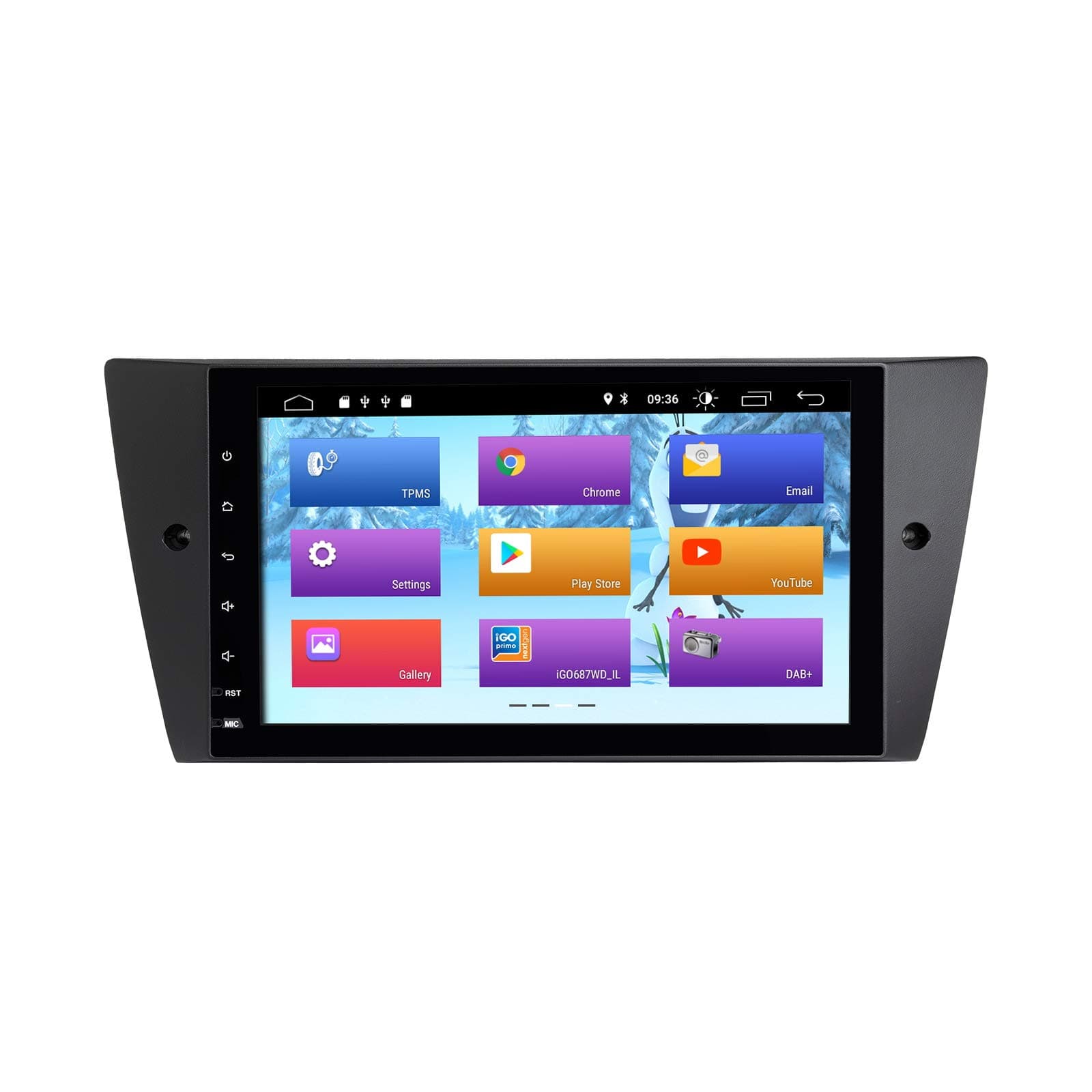 Android 10.0 Car Radio for BMW E90 E91 E92 E93 Car Stereo GPS Navigation Car GPS Media Player Support Steering Wheel Control (9 Inch, Quad Core 2GB RAM 16GB ROM)