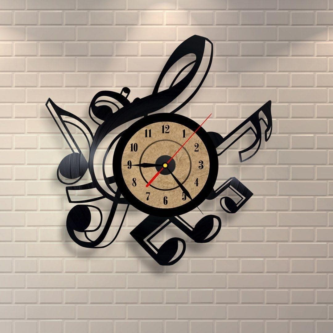 BPA® clock Music Modern Decorative Acrylic Wall Clock (30X30)
