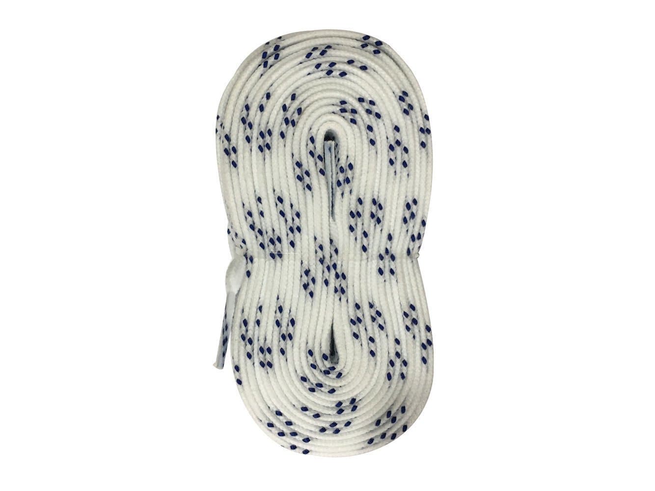 Coepoch Long Size Waxed Hockey Skate Laces For Roller Derby Ice Hockey Ice Skates Curling Boots (one White, 120)