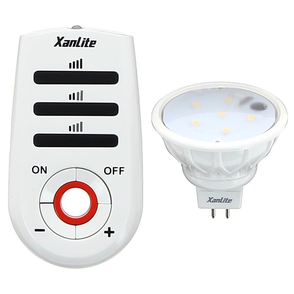 XANLITE mm180str 180 Lumen Bulb 2.5 Watt GU5.3 Socket + Remote Control [Energy Class A]
