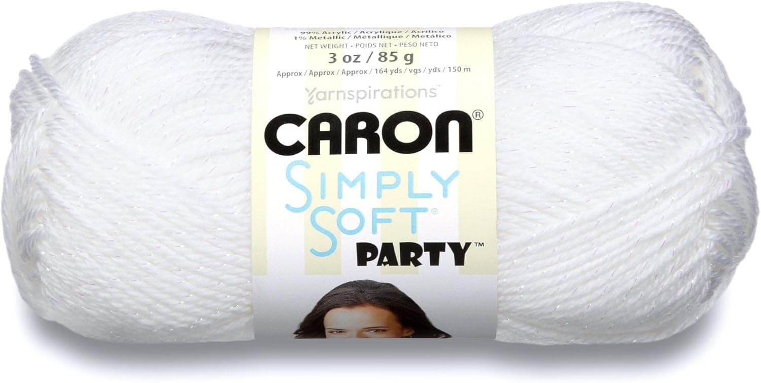 Simply Soft Party Yarn (3-Pack) Snow Sparkle H97PAR-1