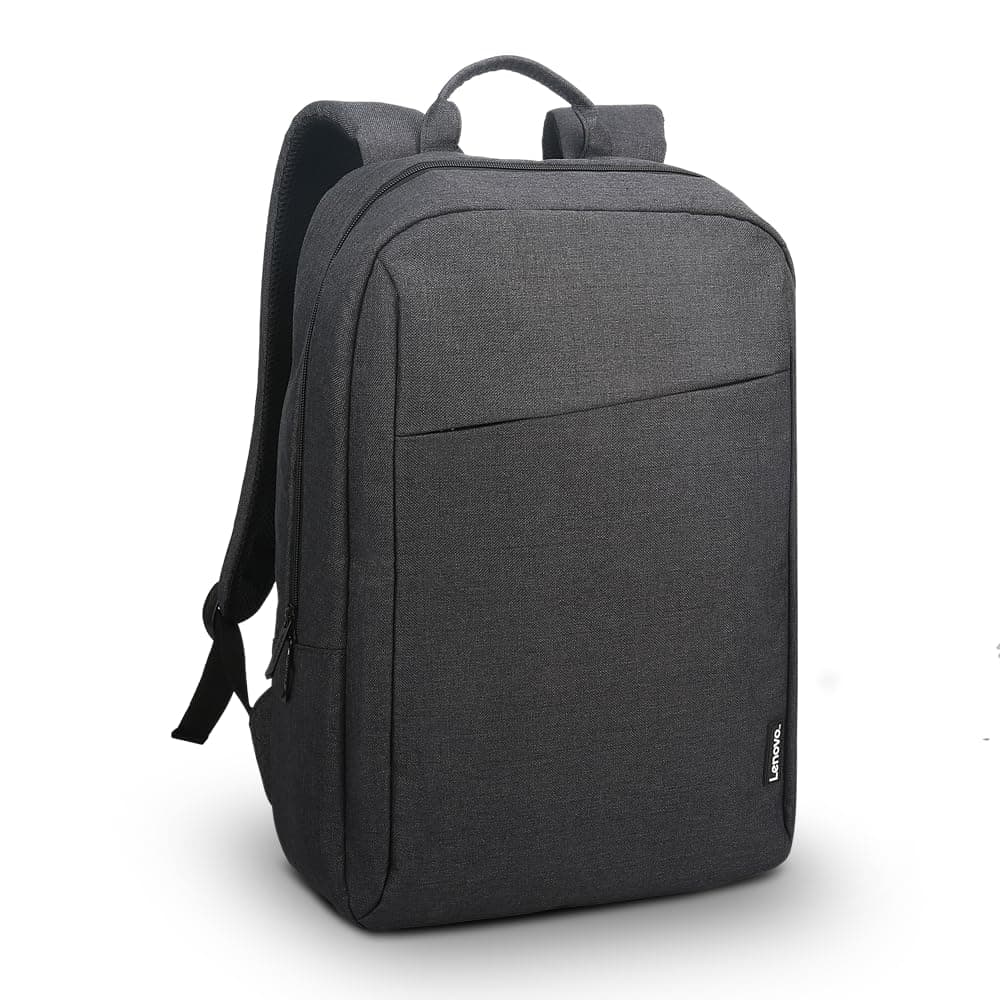 Lenovo Laptop Backpack B210, 15.6-Inch Laptop/Tablet, Durable, Water-Repellent, Lightweight, Clean Design, Sleek for Travel, Business Casual or College, GX40Q17225, Black