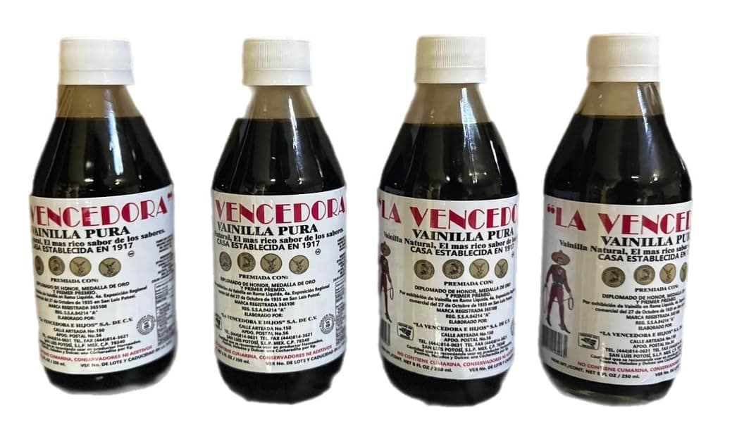 4 X La Vencedora Mexican Vanilla PURA 8.45oz