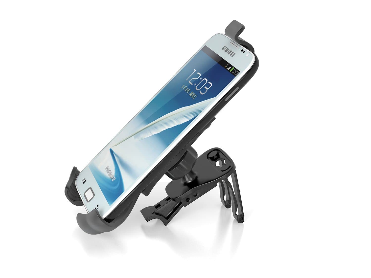 Universal Three Clip Vehicle Car Mount for 3.5~5.7 / Tablet Air Vent Mount Holder for Iphone Sony Samsung Lg