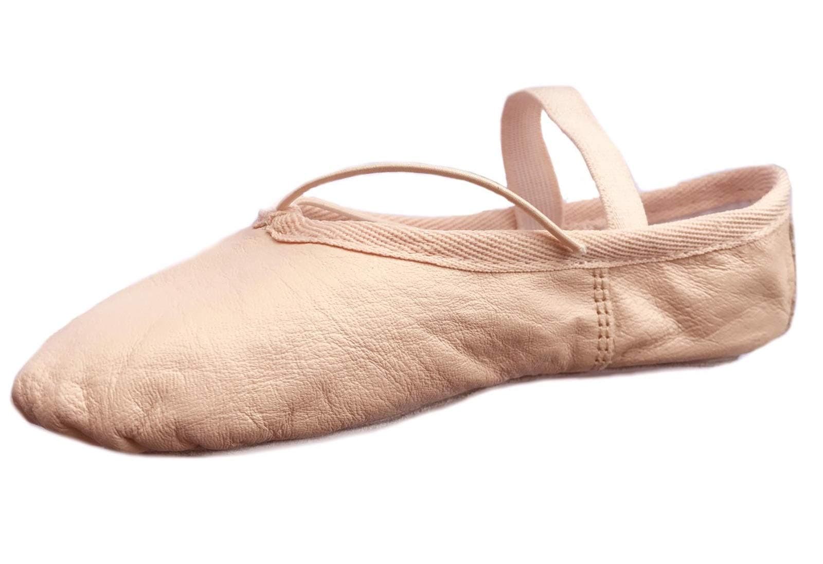 Ballet Canvas Dance Shoes Gymnastic Yoga Shoes Flat Full Sole Leather Ballerina Girls Ladies Children's and Adult's Sizes