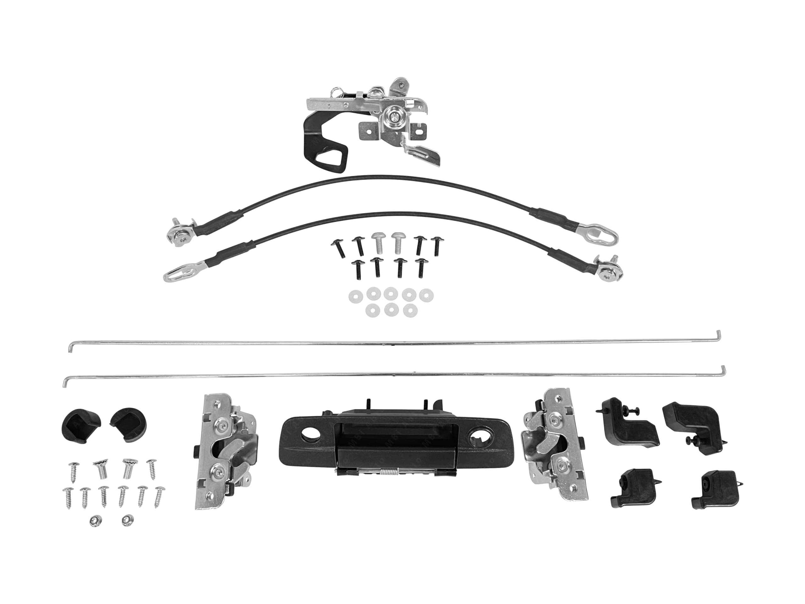 BUMPERS THAT DELIVERComplete Tailgate Hardware Repair Kit Rebuild Set Compatible with 2009-2018 RAM 1500 2500 3500 w/Lock & Cam Bezel 09-18, CH1900129