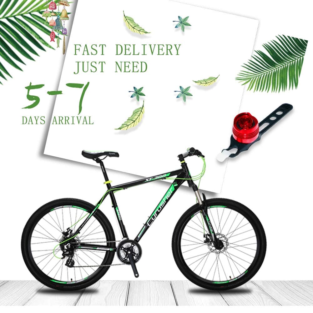 Extrbici XF300 New Mountain Bike 24 Speed Shimano Shifting Gears 27.5' Tyre 19 Inch Aluminum Alloy Frame Fork Suspension with Lockout MTB Mountain Bicycle Mechanical Dual Disc Brake