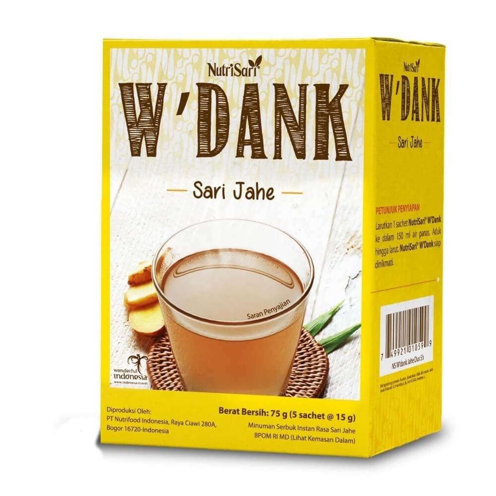 Nutrisari W'dank Indonesian Traditional Beverage (Sari Jahe)