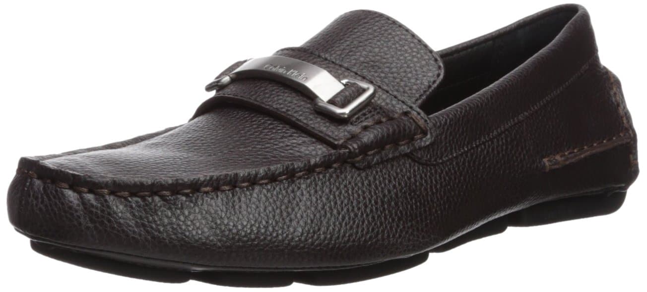 Calvin Klein Men's Mikos Tumbled Leather Loafer