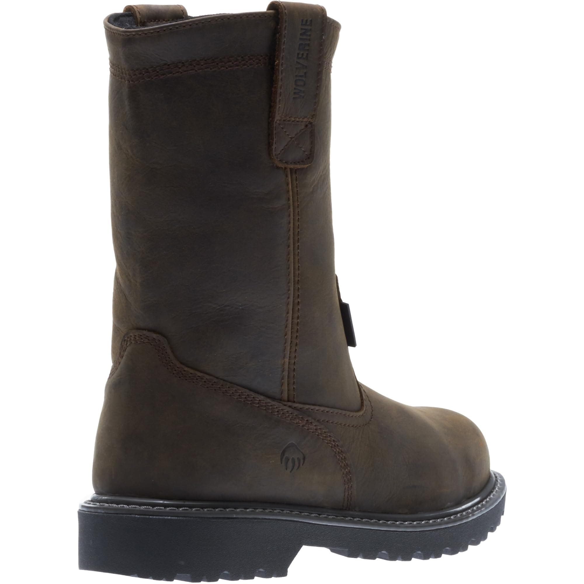 Wolverine Men's Floorhand Waterproof 10in Wellington Dark Brown Work Boot