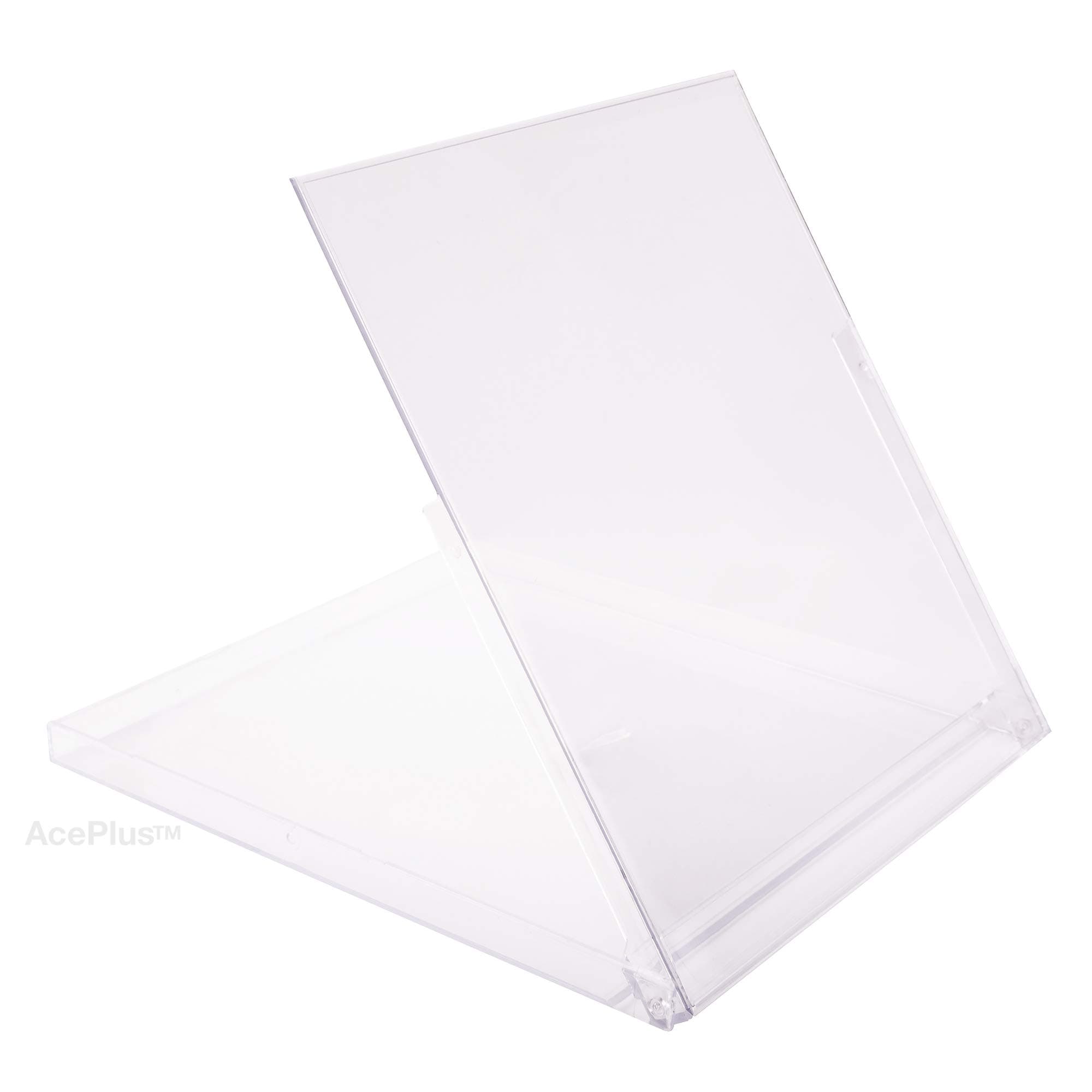 AcePlusAcePlus -Standard Empty Calendar Jewel Stand-Up Boxes - Clear (100 Pack)