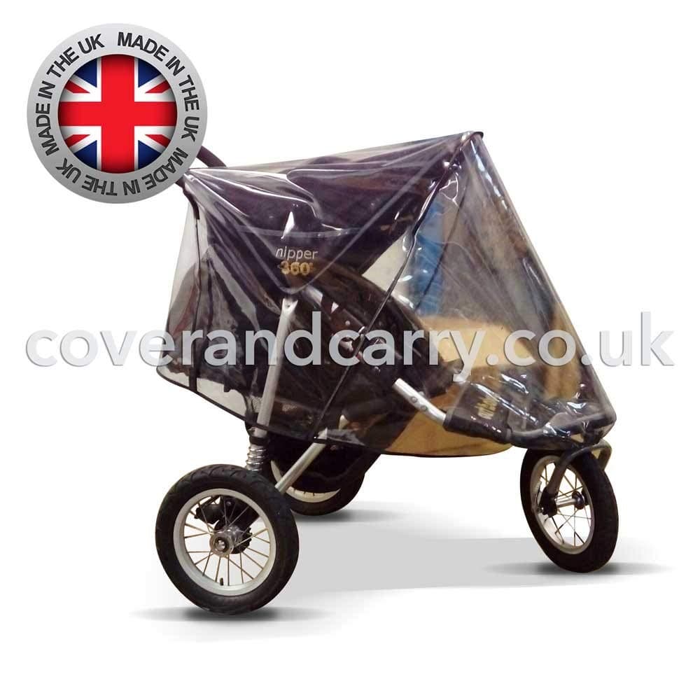 Rain Cover for Out'n'About Nipper 360 Single, fits All Versions Made in The UK from Supersoft Clear PVC.A Little More Money a lot More Quality!!