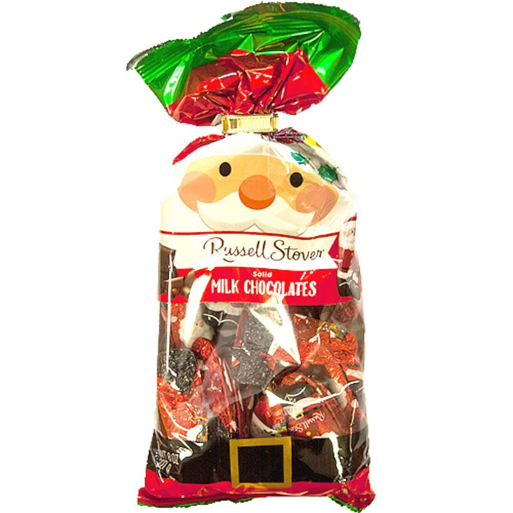 Russell StoverSolid Milk Chocolate Figurines - 8-oz. Bag (Santa)