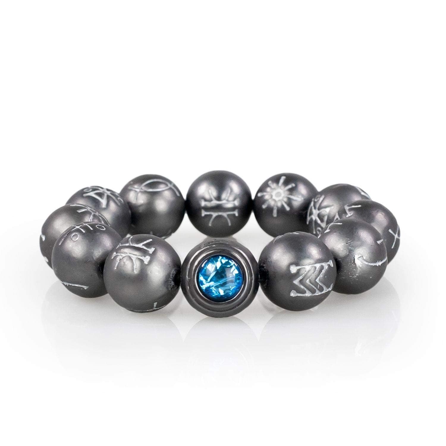 Marvel Black Panther Kimoyo Bead Bracelet, Blue | Collectible Movie Accessory