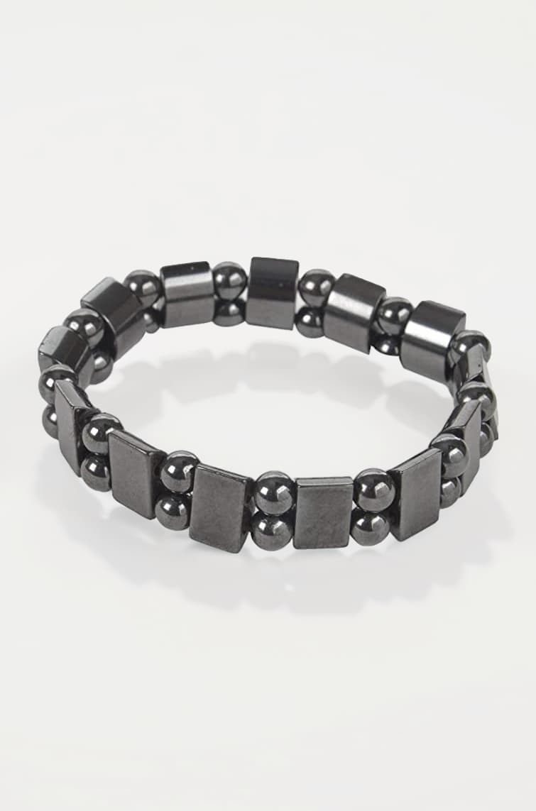 Black Magnetic Weight Loss And Bp Control Therapy Base Metal Hematite Slimming Bracelet For Men And Women