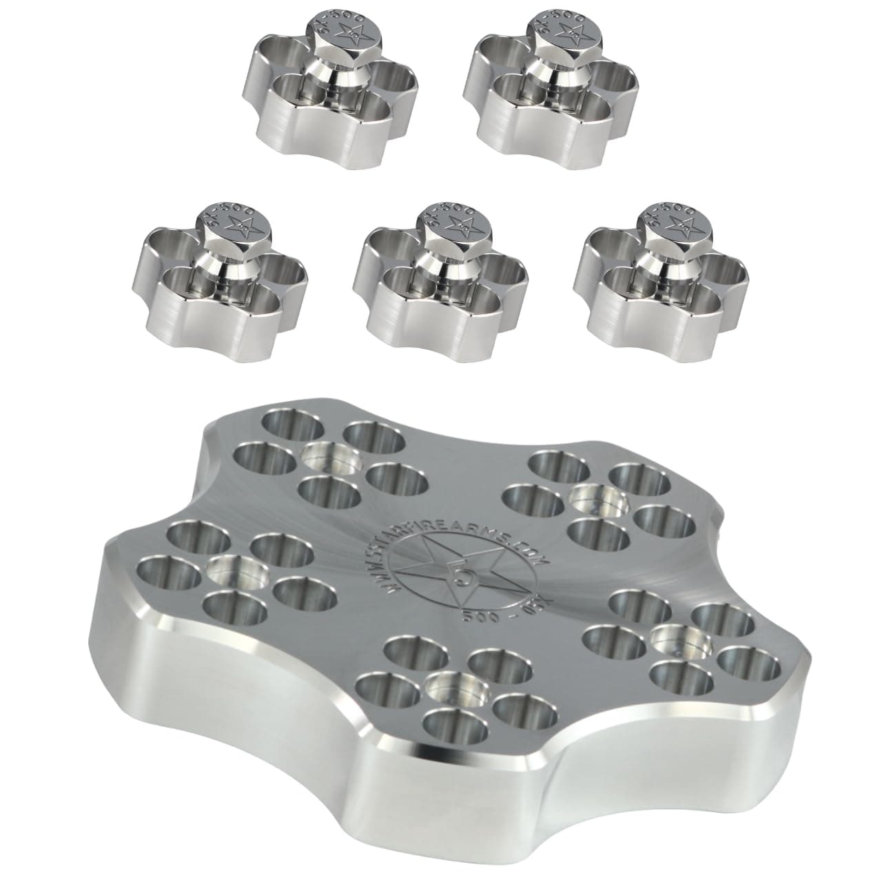5 Star 5X-500 6β Cylinder Range Block Kit fits Smith & Wesson 500, Taurus Raging Hunter 500