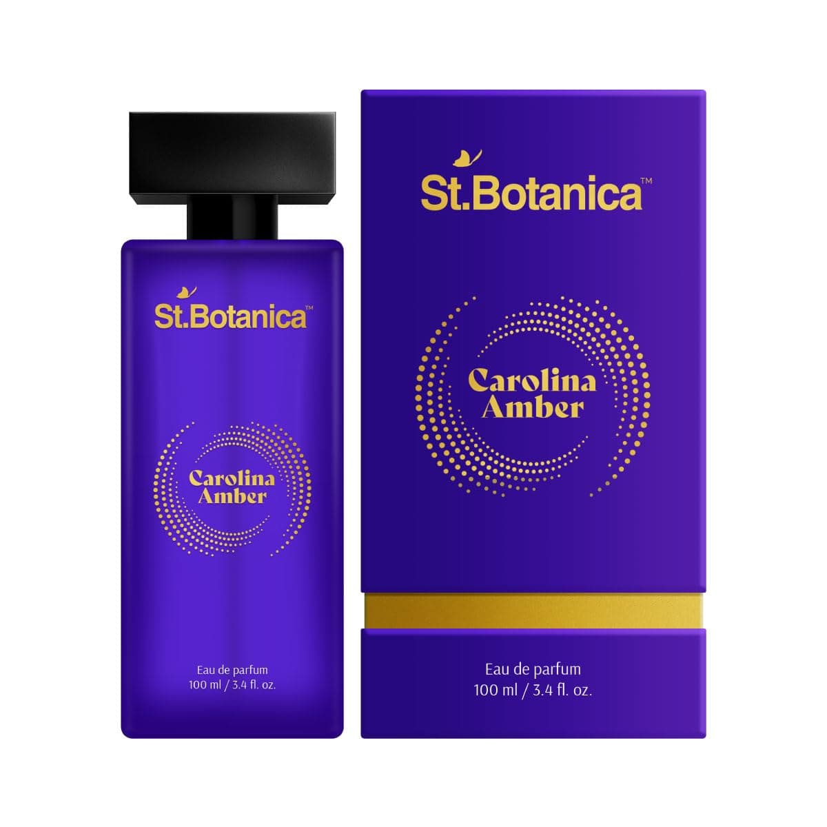 Luxury Carolina Amber Perfume | Luxury Perfume for Women | Long Lasting Perfume with African Orange Flower, Jasmine & Virginia Cedar | Fruity, Smoky & Sensual Scent | Eau De Parfum | Long Lasting EDP Fragrance Scent | 100 ml