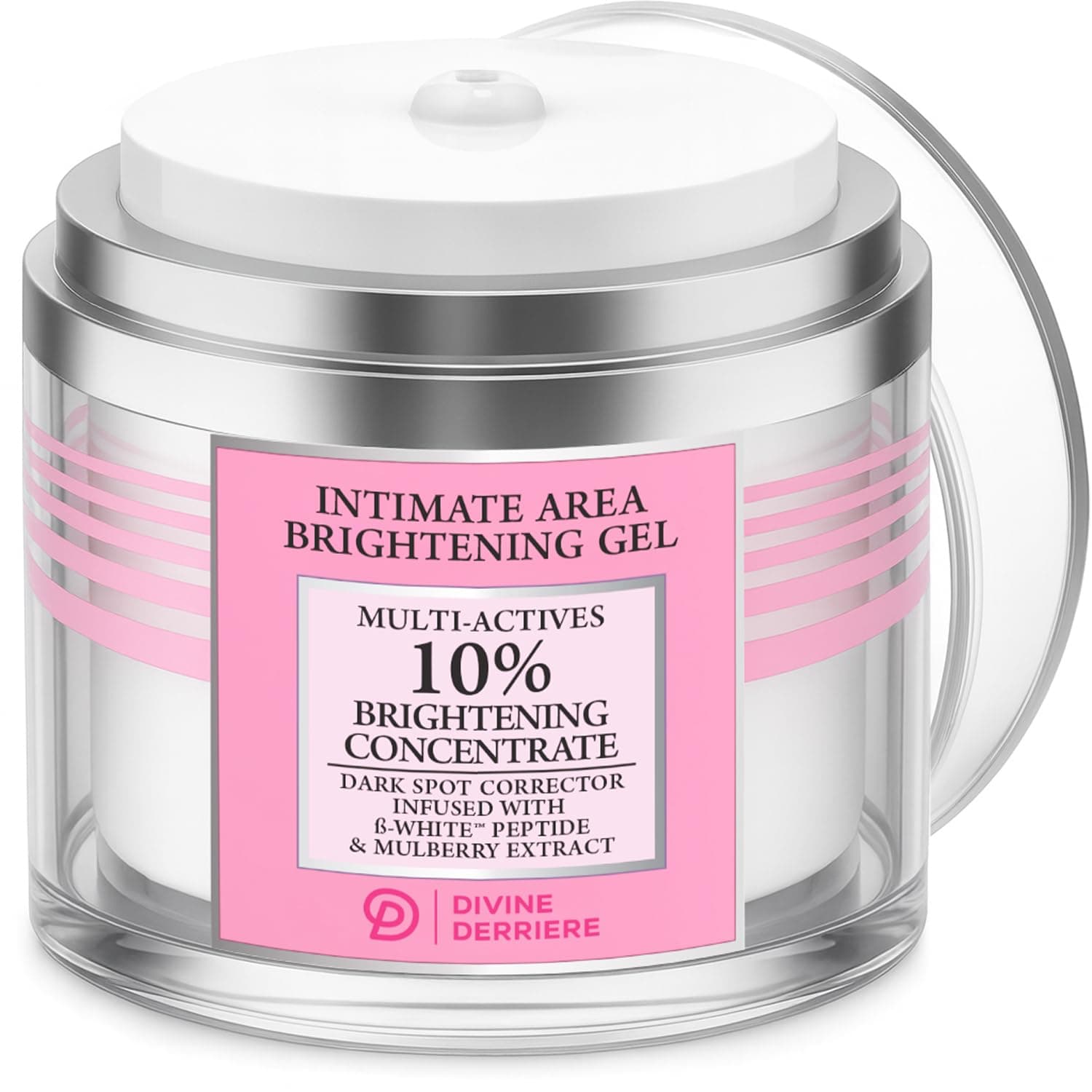 Divine Derriere Intimate Dark Spot Remover for Body, Face, Bikini and Sensitive Areas - Dark Spot Corrector Cream for Intimate Areas Contains Mulberry Extract, Alpha Arbutin, Peptide