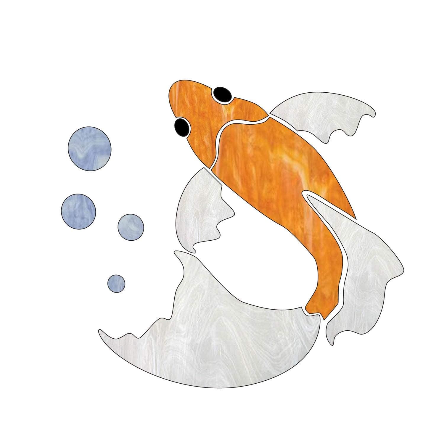 Koi Fish Pre-Cut Kit