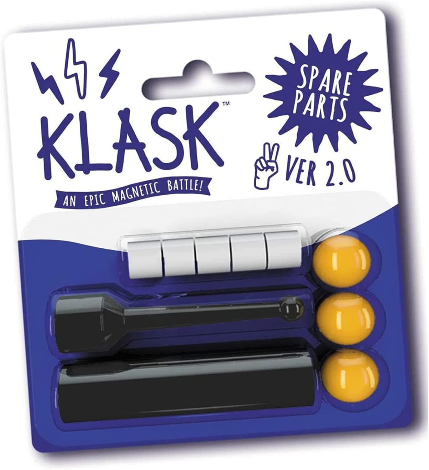 Game Spare Part Set 2.0 - for All KLASK Games - The Magnetic Party Game of Skill for Kids and Adults of All Ages