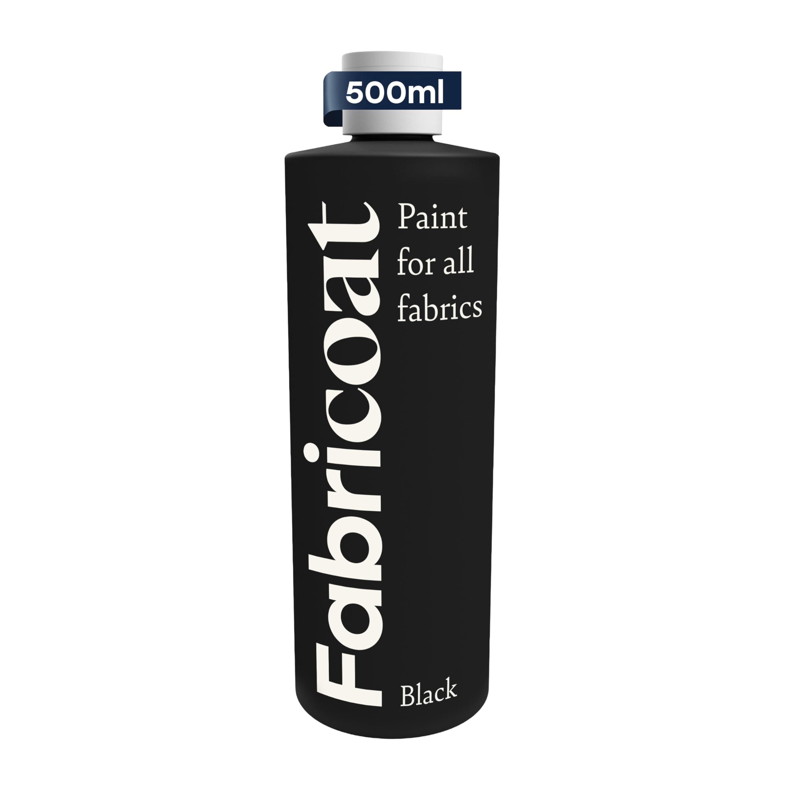 Fabricoat Furniture Fabric Paint - Restore or Change Colors for Couches, Chairs, Upholstery, Soft Furniture, Car Interior, Clothing, Shoes (17oz/500ml, Black)