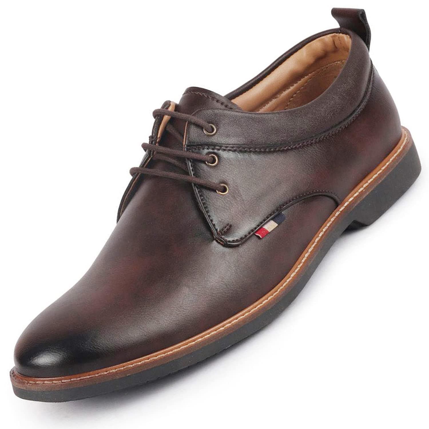 Men's Formal Lace Up Oxford Shoes with TPR Welted Sole