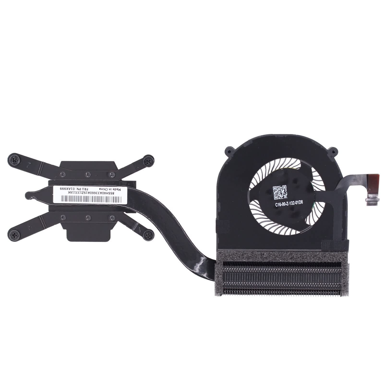 XtremeAmazing Laptop CPU Cooling Fan 01AX999 01AVW976 with Heatsink for Lenovo Thinkpad X1 Yoga X1 Carbon 4th 2016 00JT800
