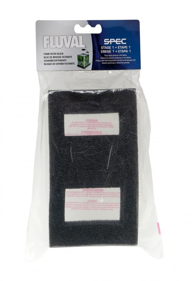 Fluval Spec Foam Filter Block, Replacement Aquarium Filter Media, A1376, Large Breeds