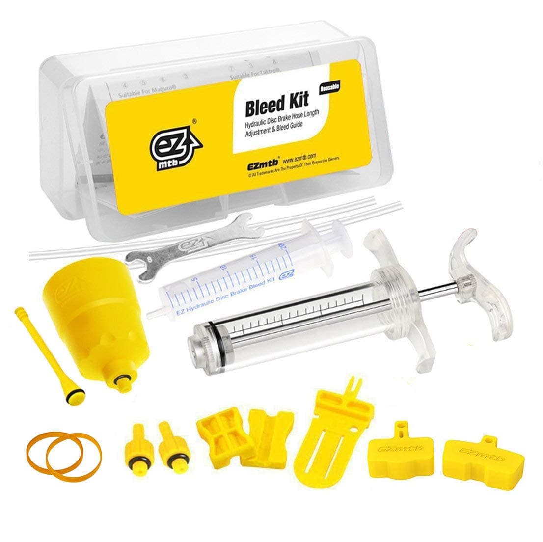 Revmega Bleeder Hydraulic Disc Brake Bleed Kit Tool for Shimano - Mineral Fluid Not Included