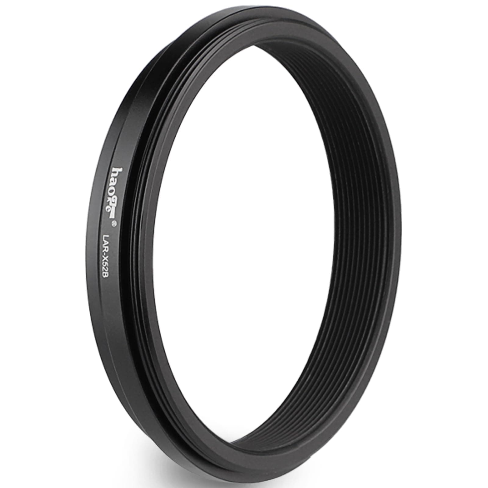 Haoge Lens Filter Adapter Ring for Fujifilm X100VI Fuji FinePix X100V Camera fit 49mm UV CPL ND Filter Lens Cap Replace Fujifilm AR-X100 Black
