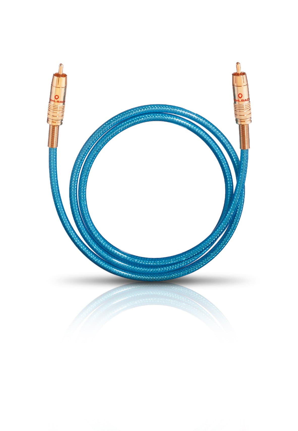 NF 113 DI 100 Digital Audio RCA Cable S/PDIF Coaxial Cable Multiple Shielding 75 Ohm 1 m Blue