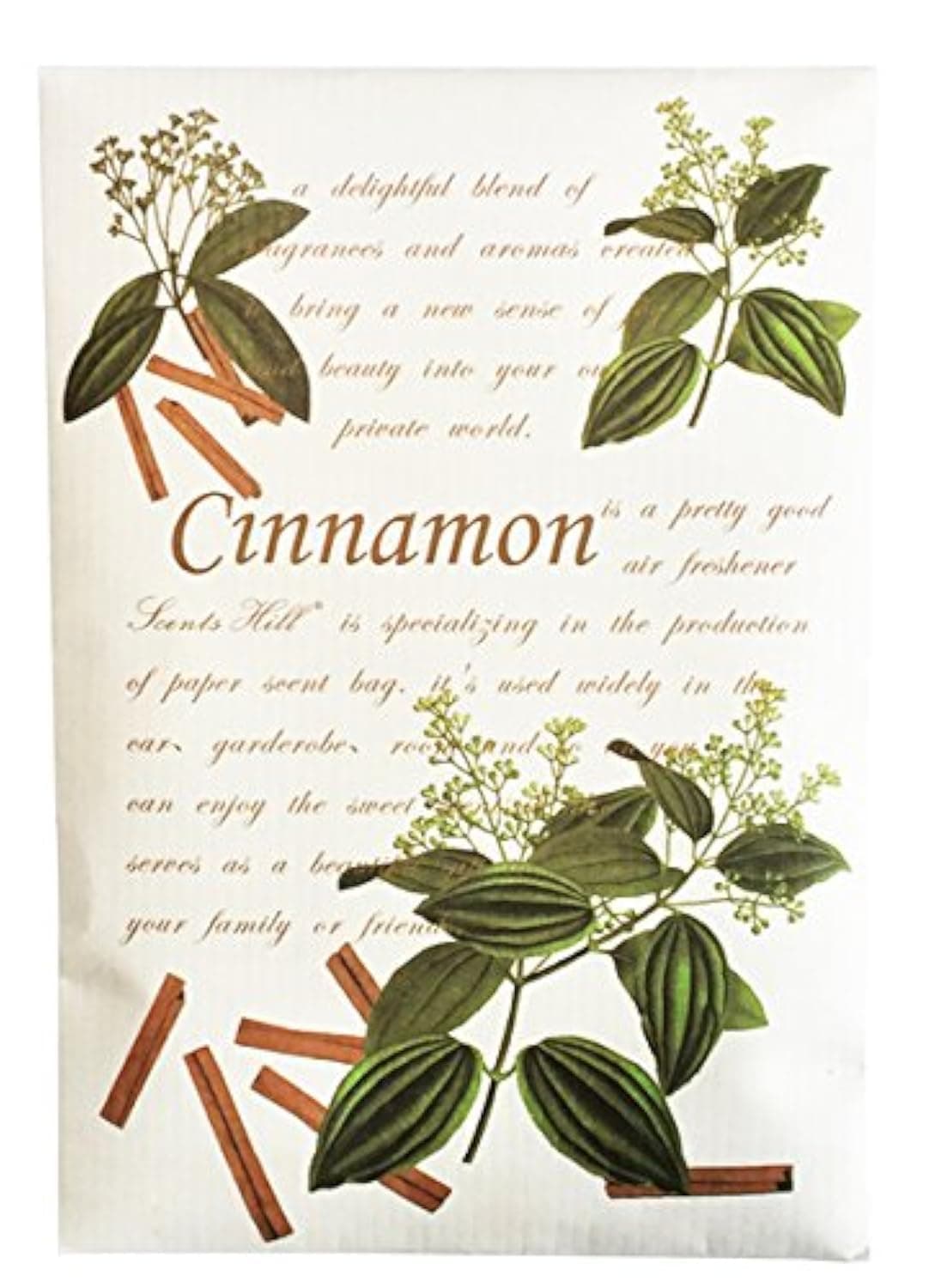 Scented Sachet for Drawer and Closets, Lot of 4 (Cinnamon)