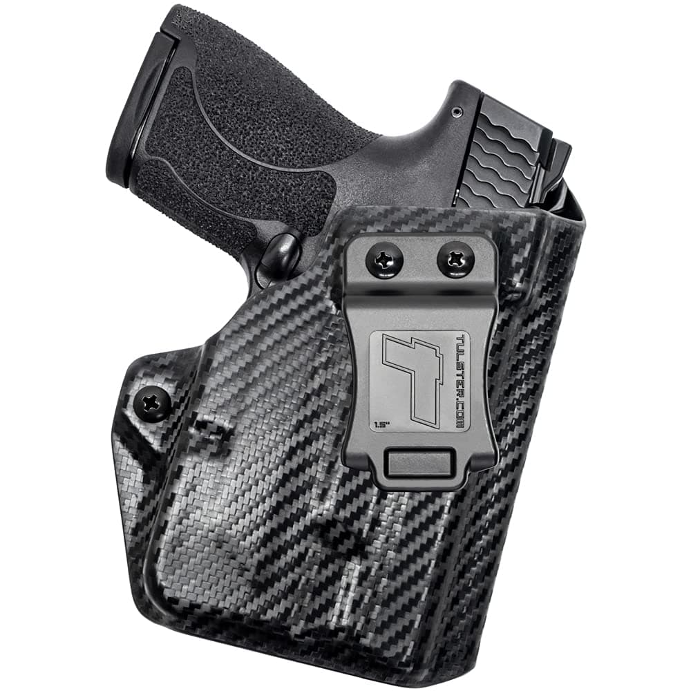 IWB Profile Kydex Holster in Right Hand fits: M&P Shield 9mm / .40 | TLR-6 Light-Bearing Inside The Waistband Appendix Concealed Carry