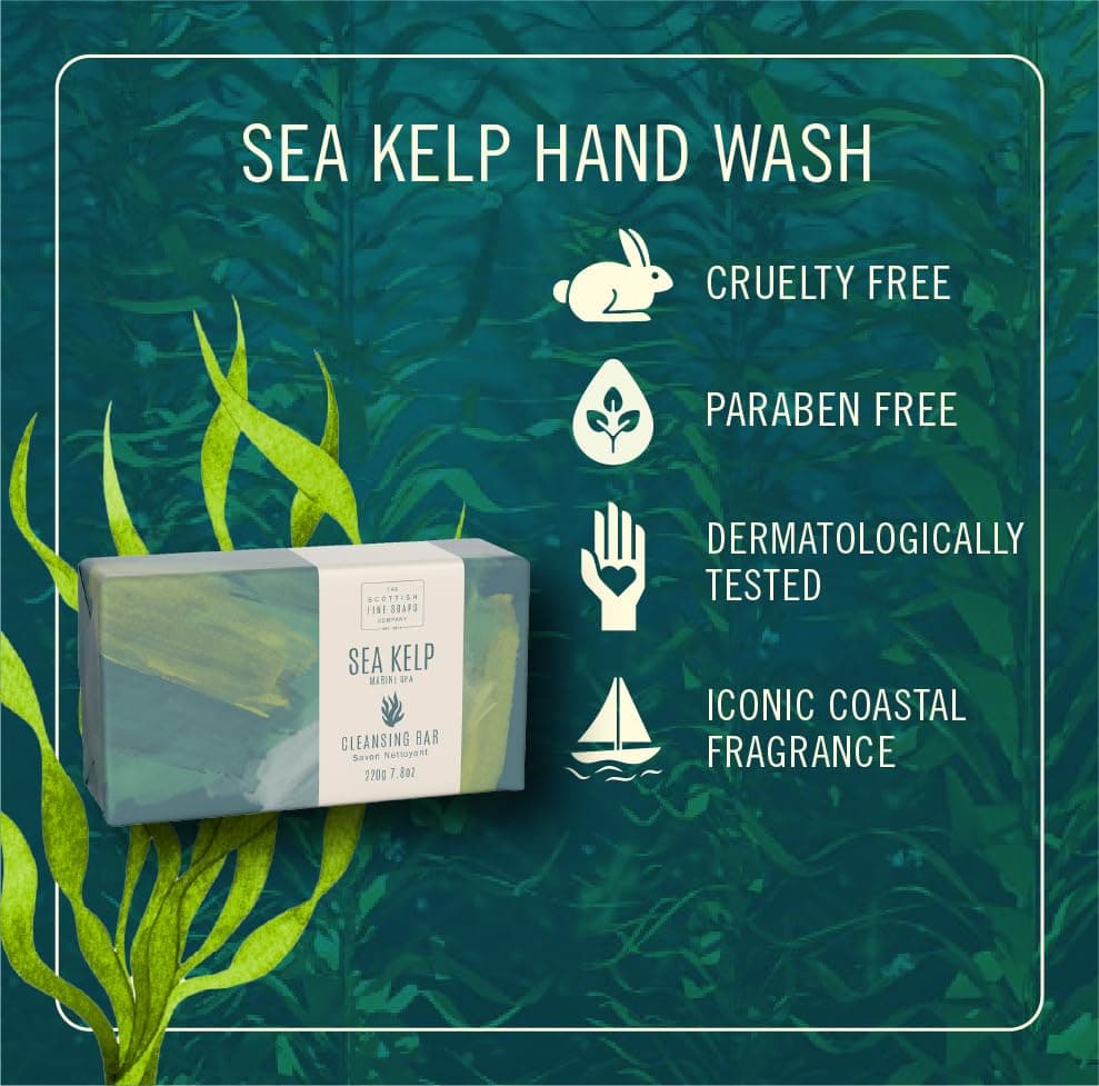 Scottish Fine Soaps Sea Kelp - Marine Spa Cleansing Bar 220g