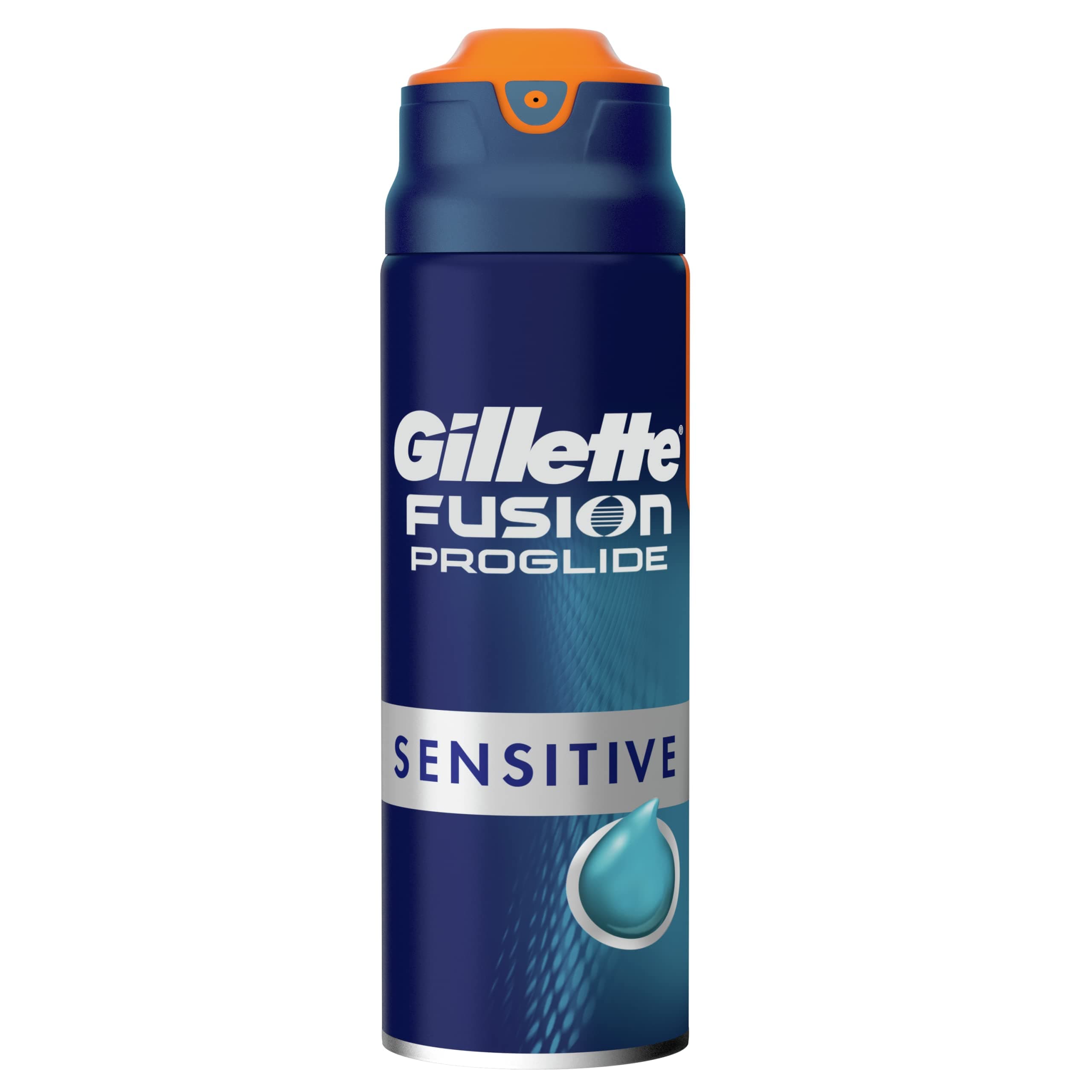 Gillette Fusion Proglide Sensitive Shaving Gel for Men, 170 ml, 2-in-1 Active Sport, For A Smooth & Soft Shave