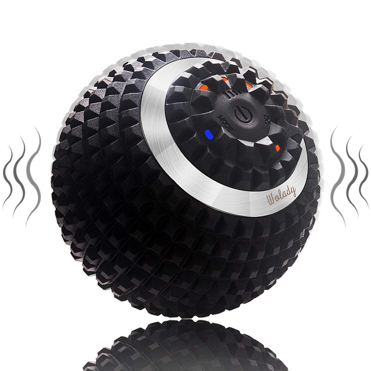 Vibrating Massage Ball 4-Speed High-Intensity Fitness Yoga Massage Roller, Relieving Muscle Tension Pain & Pressure Massaging Balls, Electric Rechargeable Washable Vibrating Massage Ball