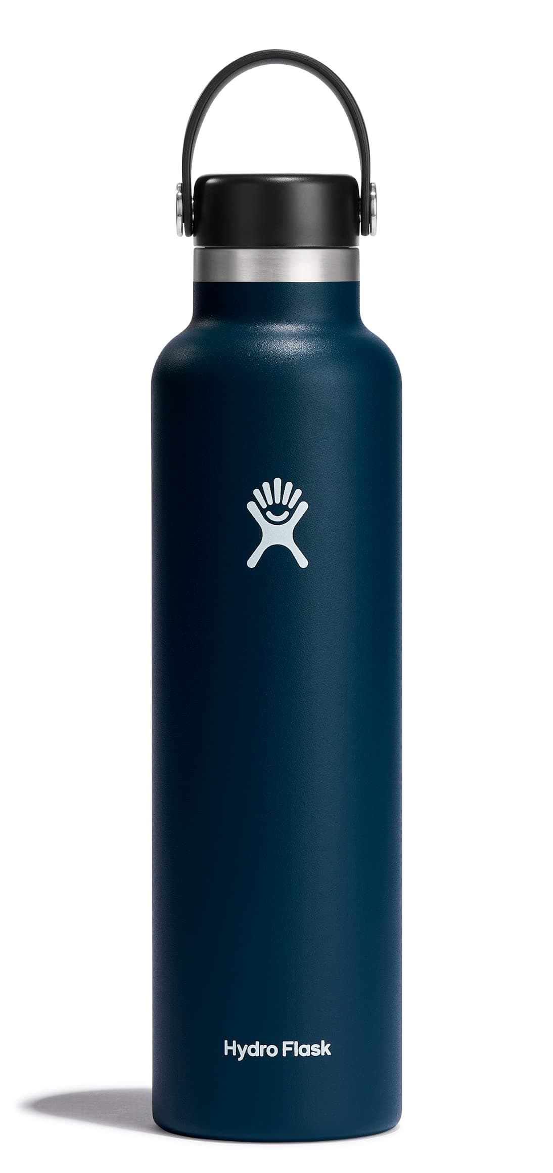 24 Oz Standard Mouth with Flex Cap or Flex Straw Lid - Insulated Water Bottle