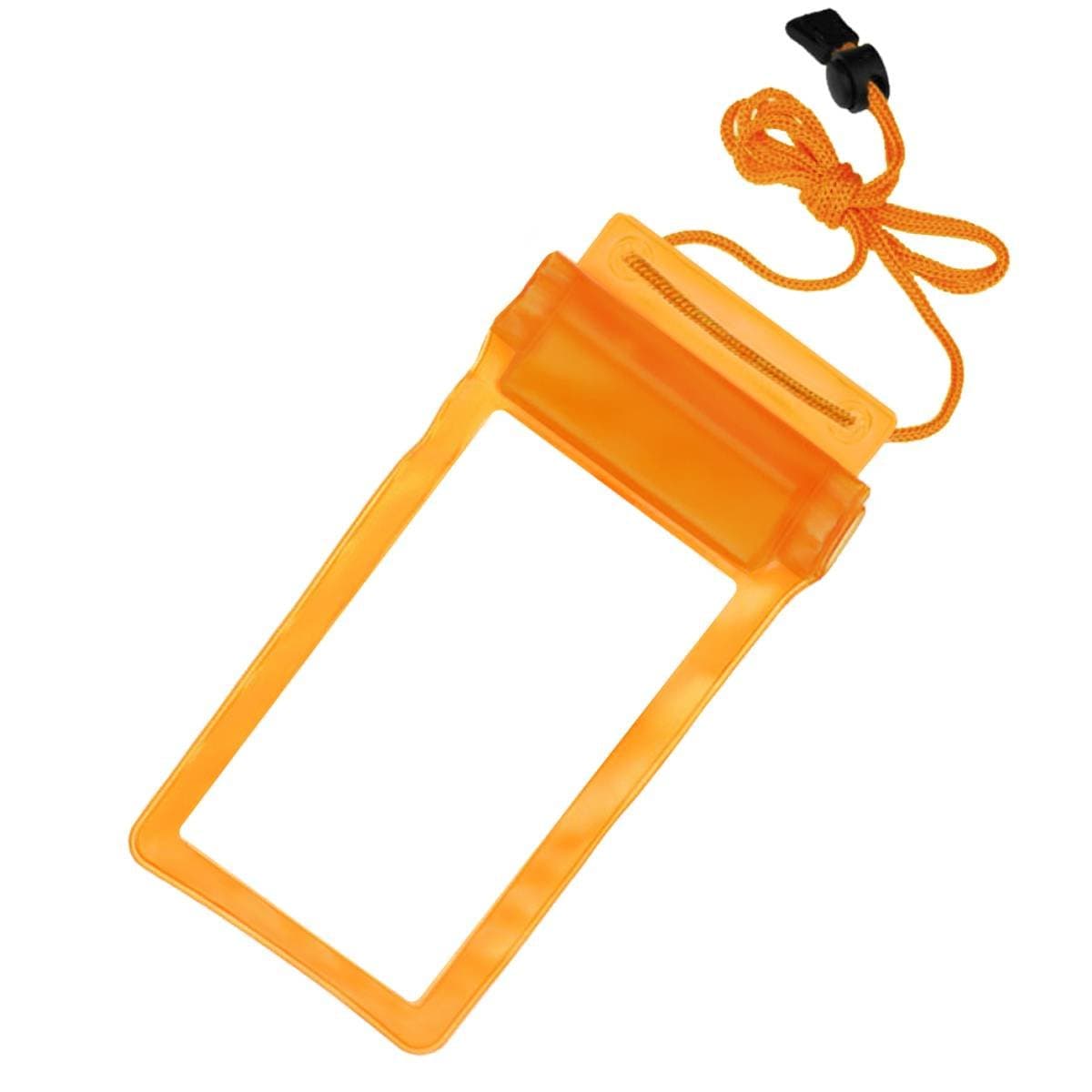 ACM Waterproof Bag Case Compatible with Nuvo Alpha Ns35 Mobile (Rain,Dust,Snow & Water Resistant) Orange