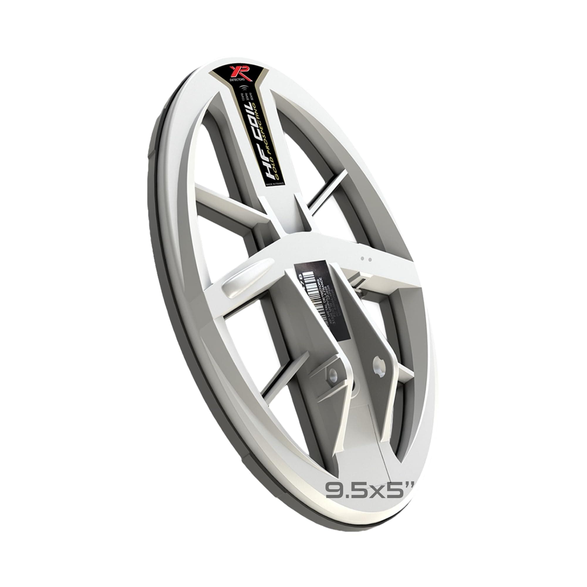 XP 9.5x5 HF Elliptic Coil (24x13cm) Compatible with Deus and ORX XP metal detectors, Delivered with Coil Cover and Lower Stem (DELLHF), High Frequency Coil