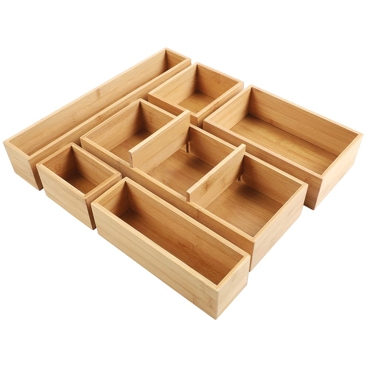 6 Pcs Kitchen Drawer Organizer