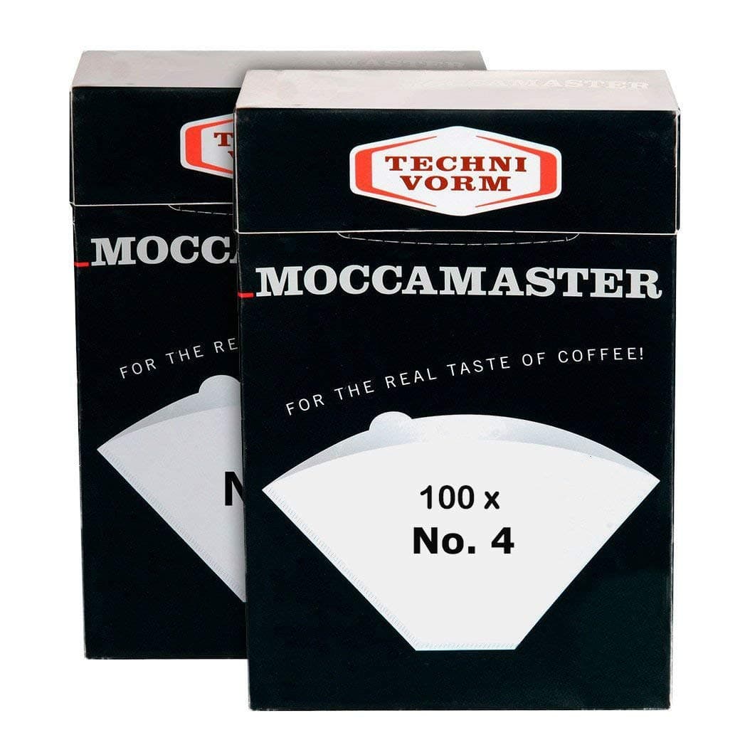 85022 Moccamaster #4 Paper Filters, White (2)… (Original Version)