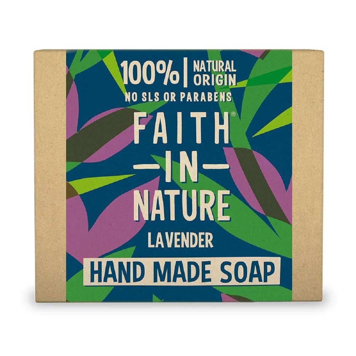 Faith In Nature Pure Vegetable Soap. Lavender. 100g Bar