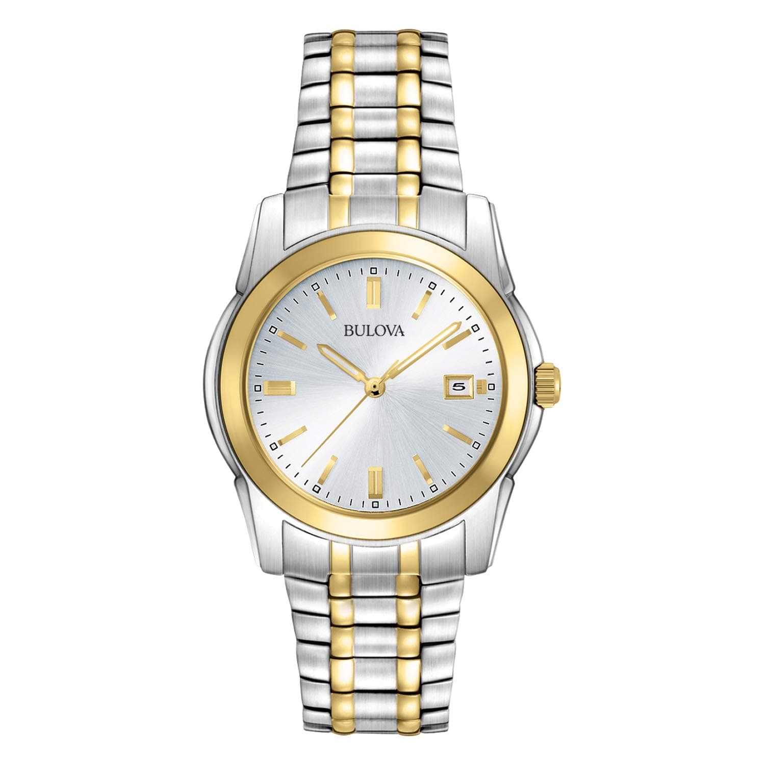 Men's Classic Two-Tone Stainless Steel 3-Hand Date Quartz Watch, 38mm Style: 98H18