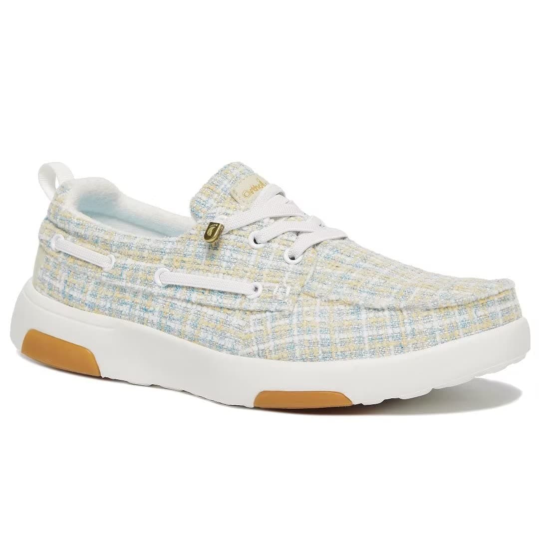 Women's Orthopedic Walking Shoes Slip On Loafers: Comfortable Orthotic Shoes with Arch Support for Flat Feet, Casual Plantar Fasciitis Deck Loafers for Heel and Foot Pain Relief