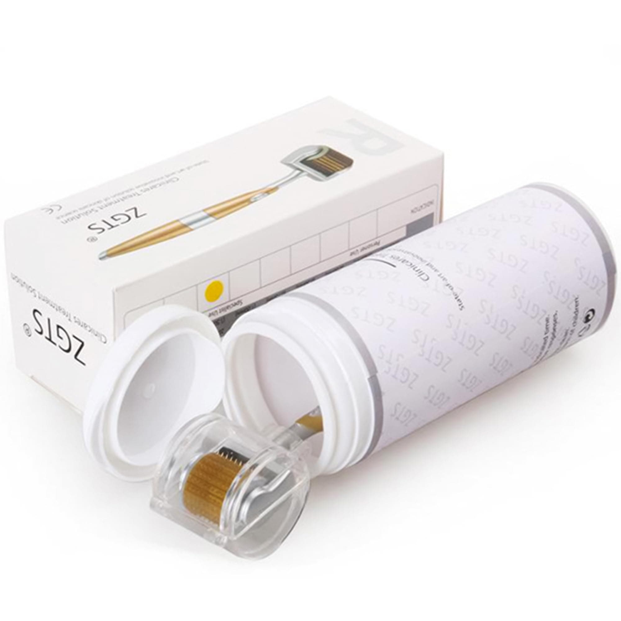 Zgts 0.5 Mm 192 Needles Professional Luxury Gold Plated Titanium Alloy Needles Derma Roller